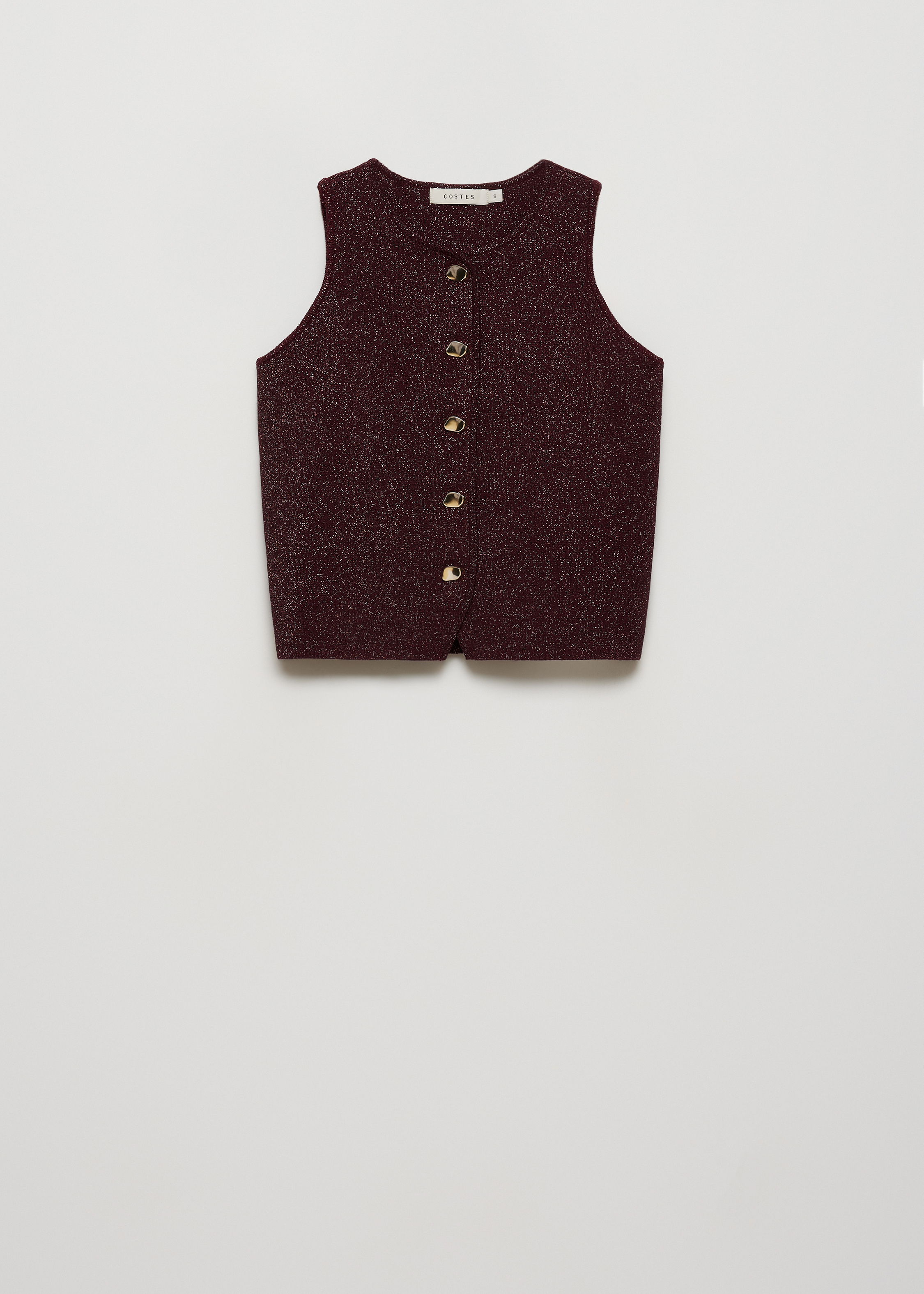Gilet met lurex
