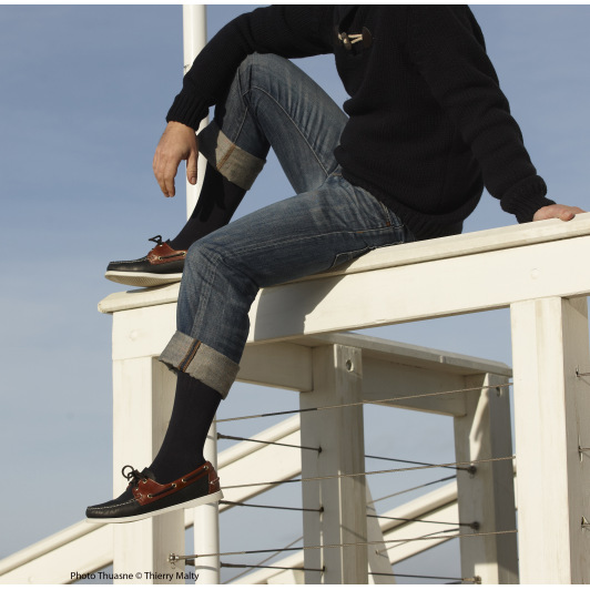 Collant de contention homme classe 2 Thuasne Venoflex City Confort Coton