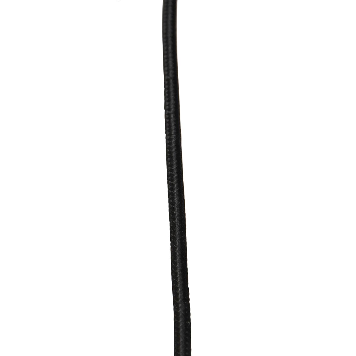 Industriële hanglamp zwart rond 3-lichts - Bobby