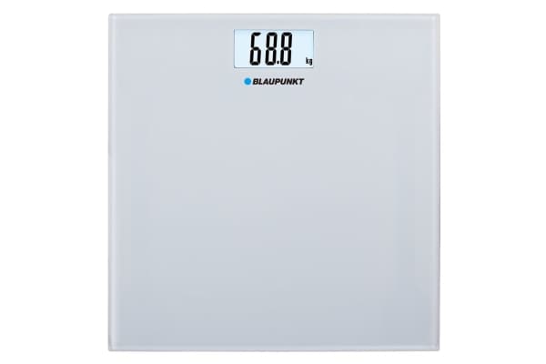 Blaupunkt BSP301, Elektronisk personvekt, 150 kg, 100 g, Hvit, kg, firkant