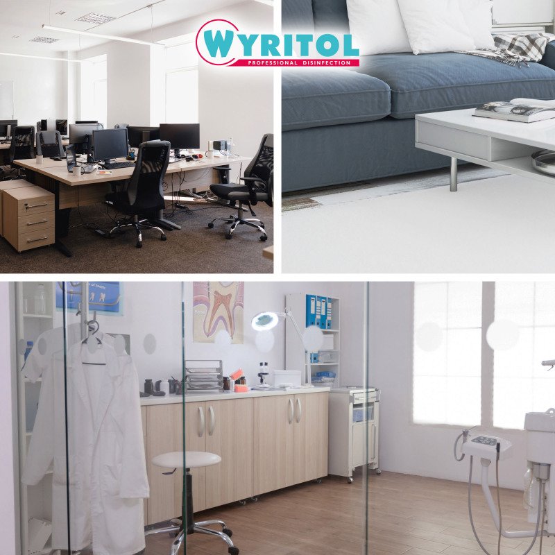 Dégraissant désinfectant surfaces et sols Wyritol Professional Desinfection - Bidon 5 L