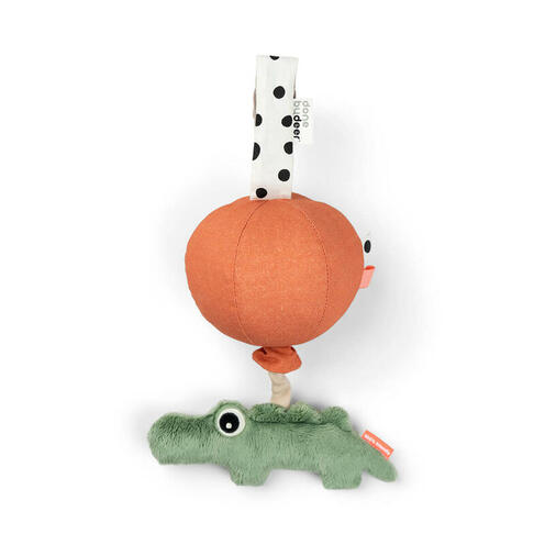 Peluche Musicale CROCO Happy Clouds Vert - DONE BY DEER