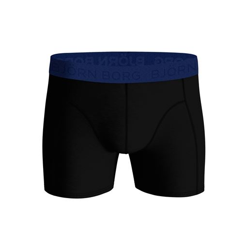 Björn Borg Cotton Stretch 3-pak Boxershorts, Sort/Blå, M
