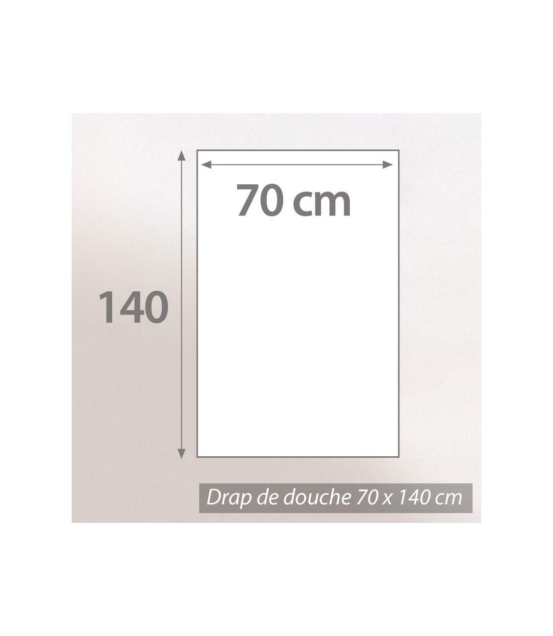Drap de douche 70x140 cm JULIET Vert 520g/m2