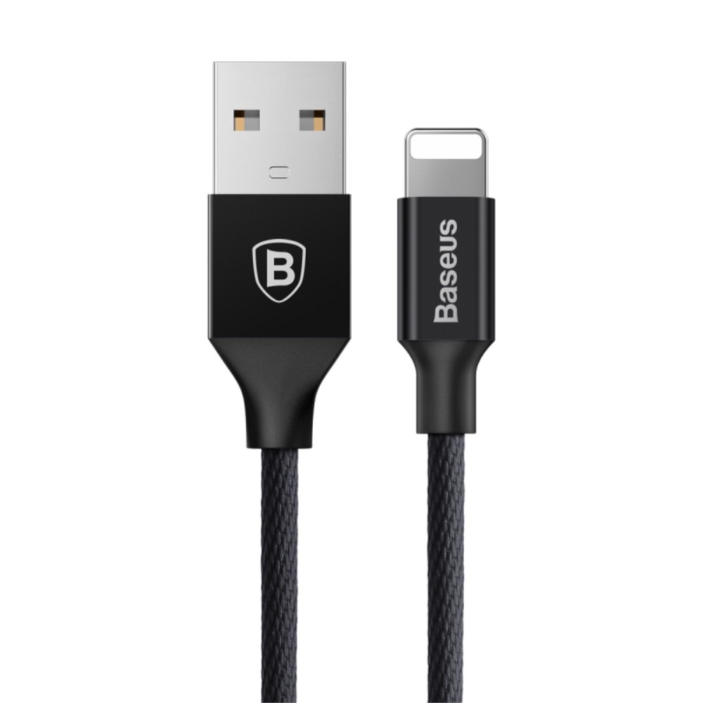 (3m) Yiven Lightning USB Ladekabel Datenkabel - Schwarz