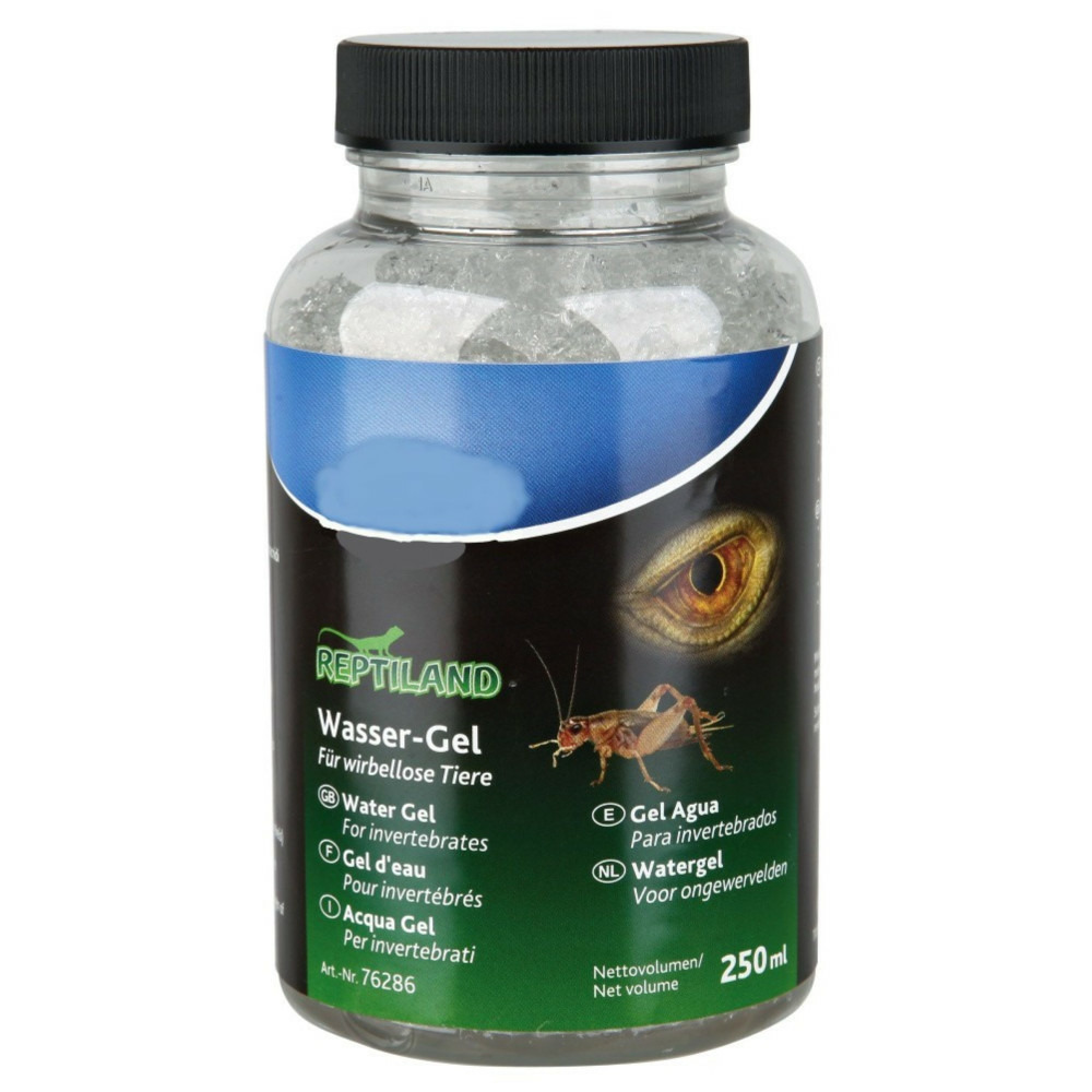 Un lot de 3 gels d'eau pour invertébrés 250 ml - pour reptiles