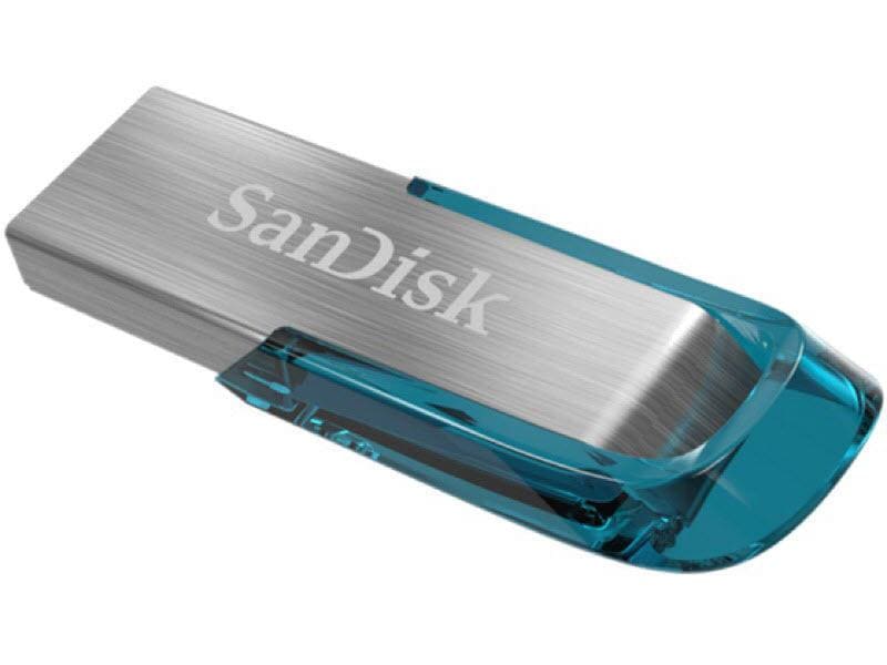 SanDisk USB-Stick USB3.0 Ultra Flair 128 GB USB-Stick mit 128 GB Speicherkapazität und 150 MB/s Lesegeschwindigkeit