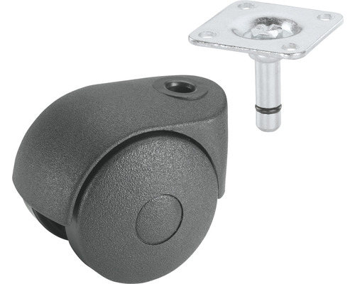 Tarrox transportmaterieel dubbele wielen, tot 30 kg, 50 x 68 x 8 mm
