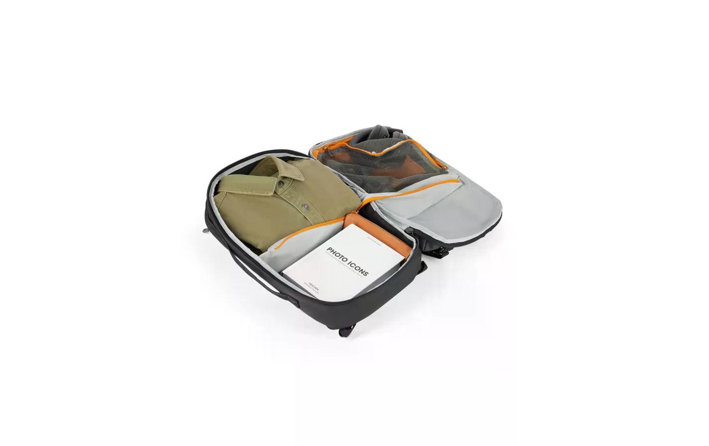 Fotorucksack Trekker Lite BP 150 AW Schwarz<br>Fotorucksack für unterwegs aus recycelten Materialien