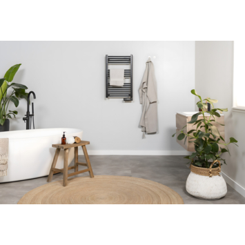 Eurom Handdoekverwarmer Sani-Towel 500 Elektrisch 50x85 cm zwart