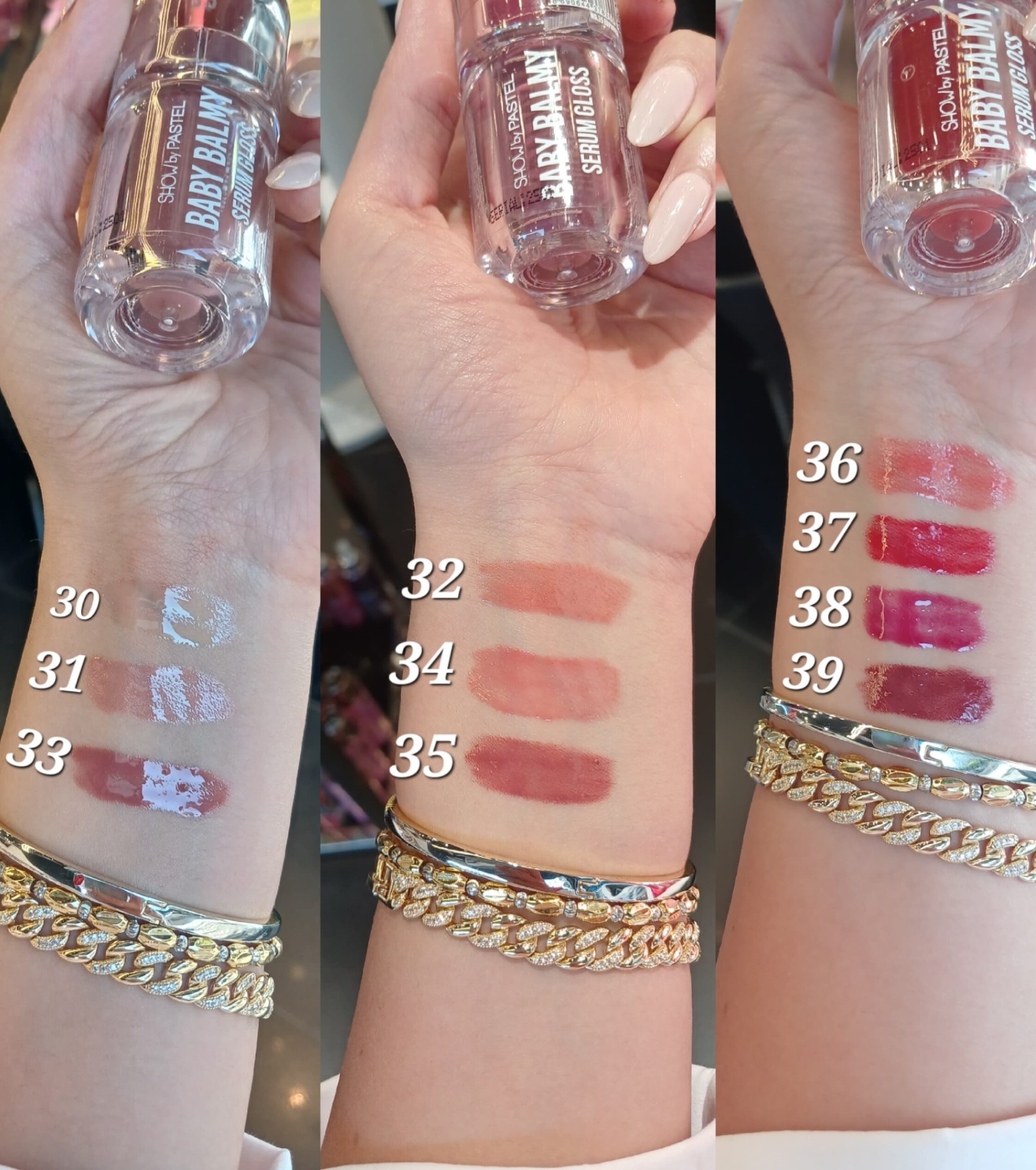 Show By Pastel - Bálsamo Labial Baby Balm Serum Gloss - 36: Catchy