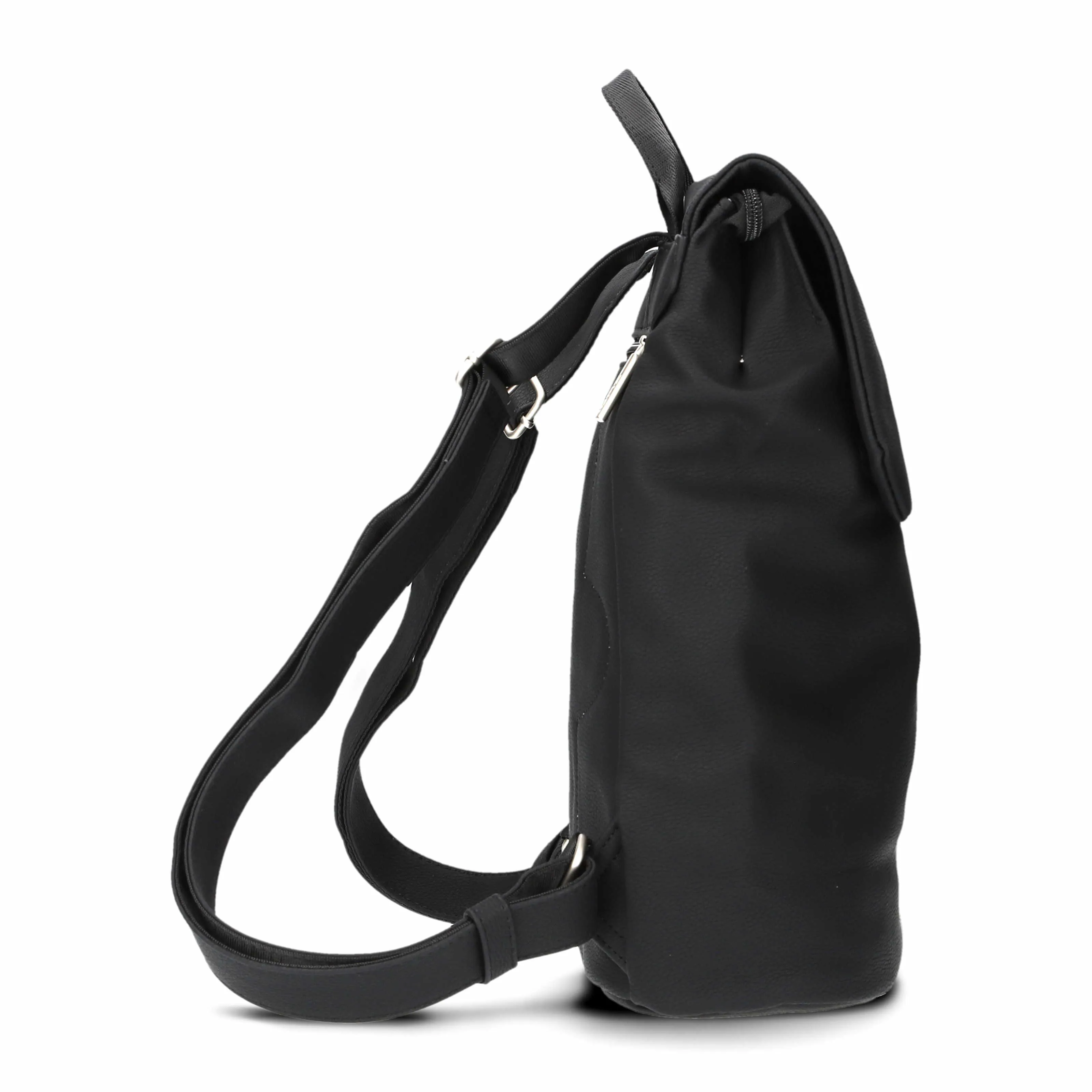 ZWEI Rucksack Schwarz Lederimitat