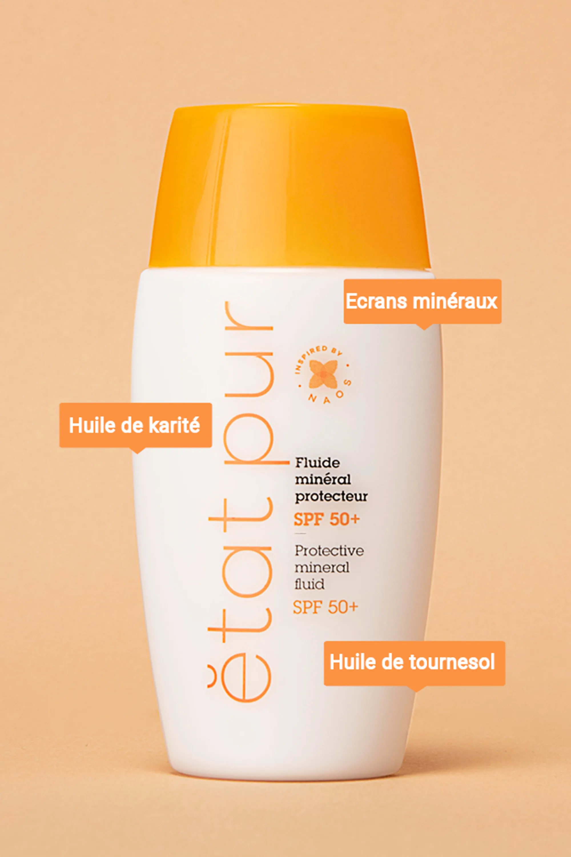 Etat Pur Fluide minéral protecteur visage SPF 50+-40 ml
