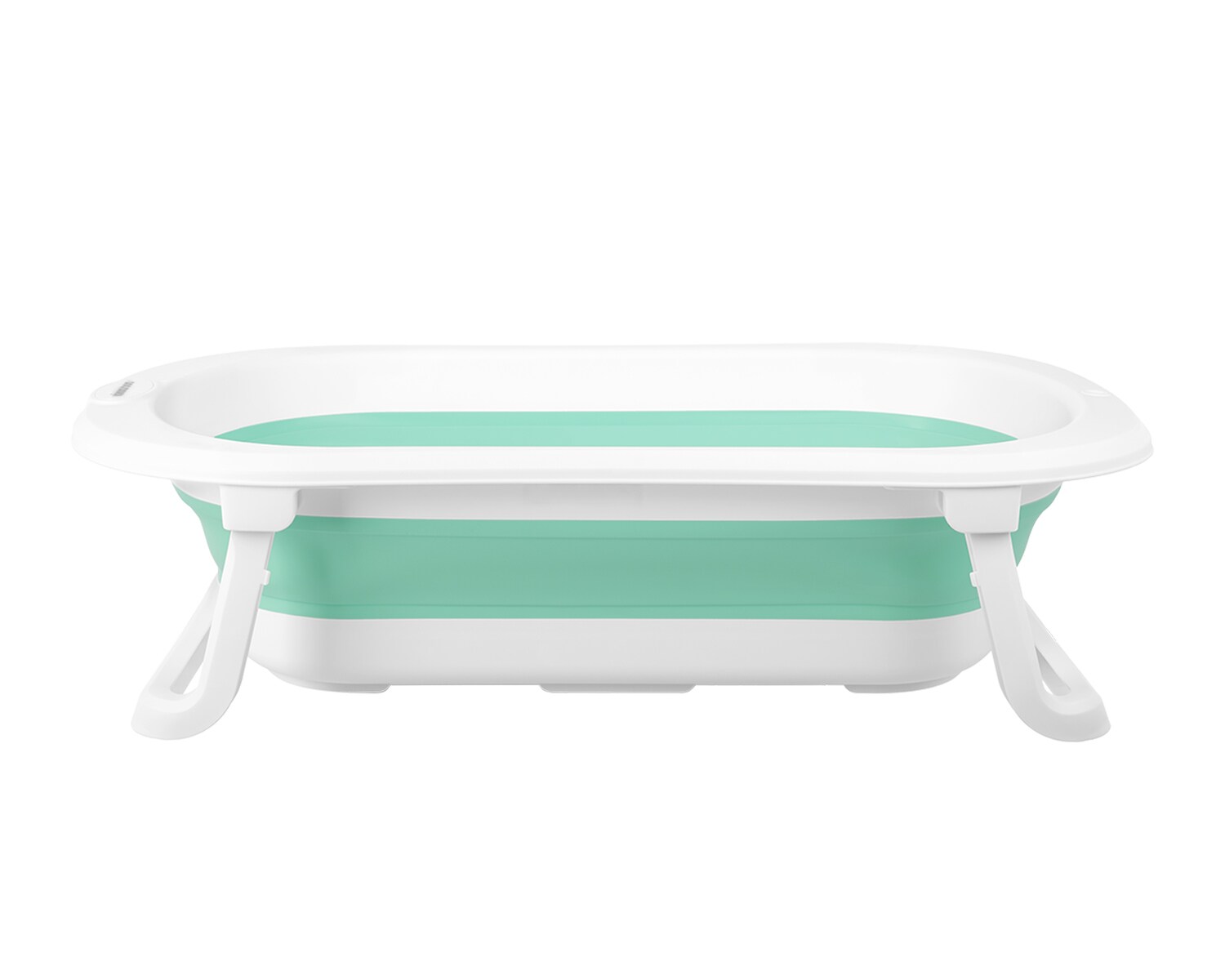 Kikkaboo Babybadewanne Fiji faltbar rutschfest Wasserablauf leicht zu reinigen grün