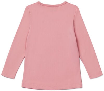 Hyperfied Long Sleeve Logo Top, Blush