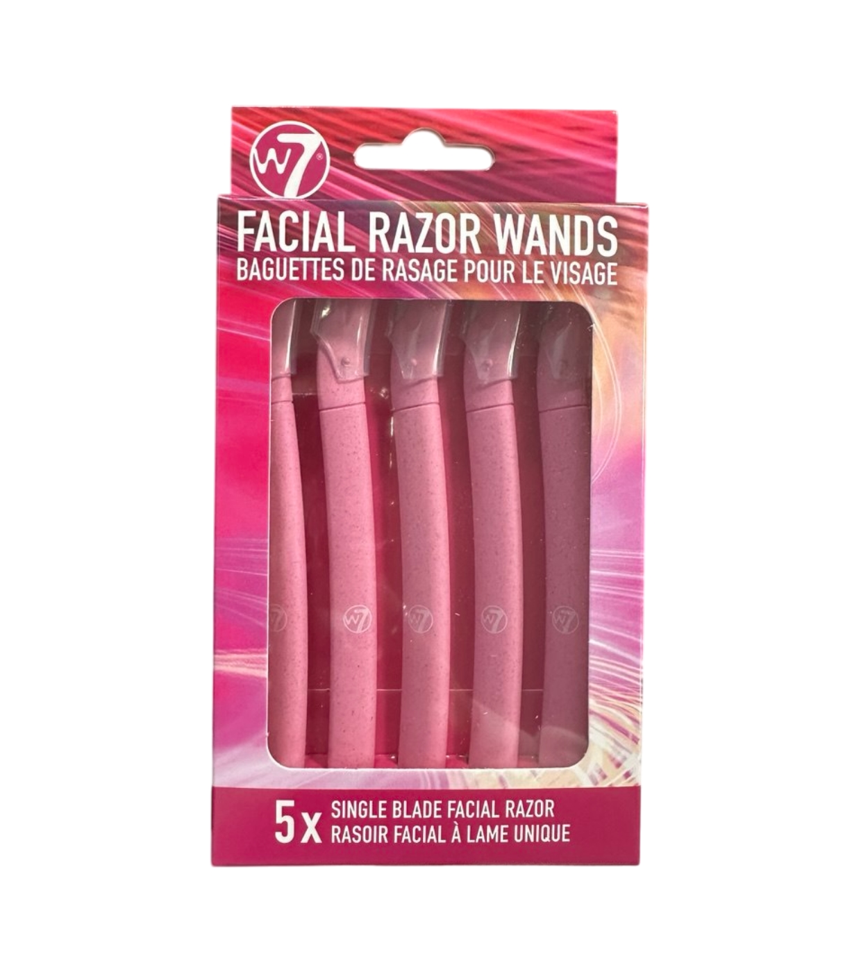 W7 - Pacote de 5 lâminas depiladoras faciais