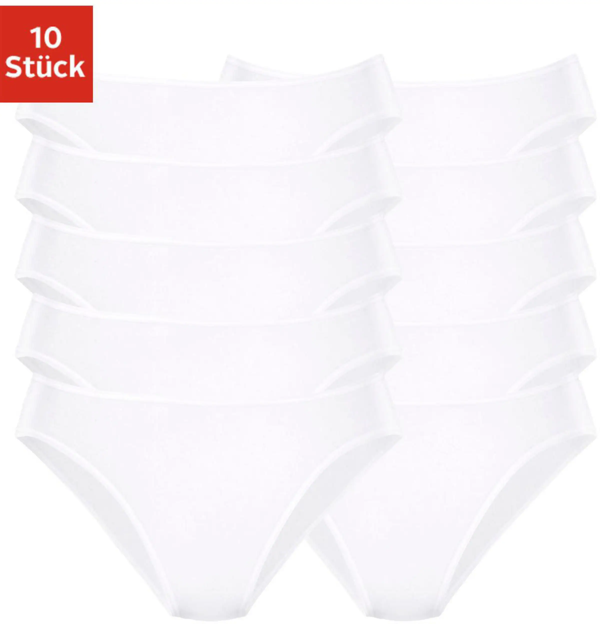 petite fleur Bikinislip in weiß, schwarz