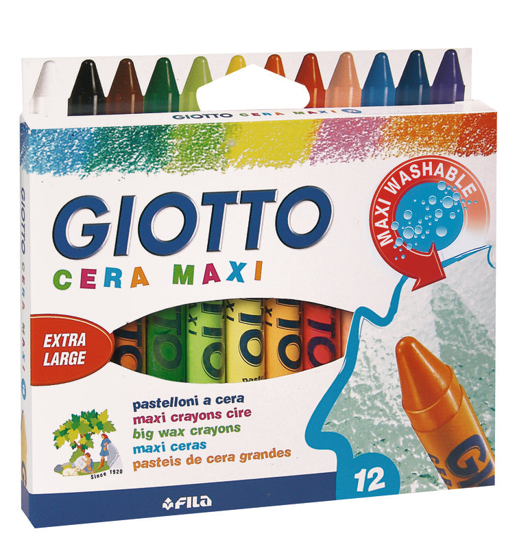 Lápis Cera Maxi 12 unidades Giotto
