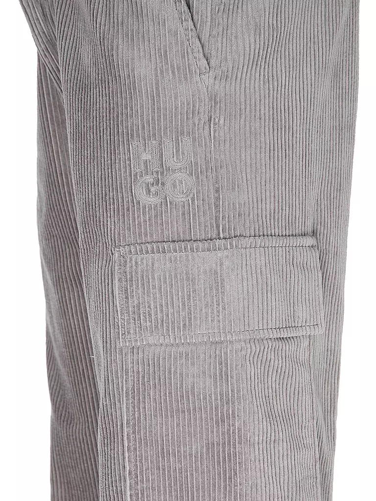 HUGO Cargohose GRADY grau