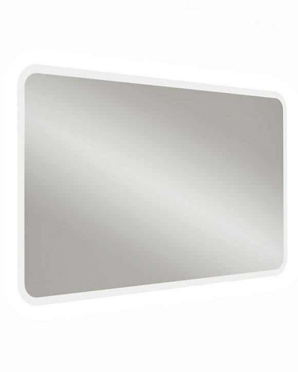 Miroir de salle de bains lumineux LED bords arrondis 120 x 70 cm, Urban Liverpool