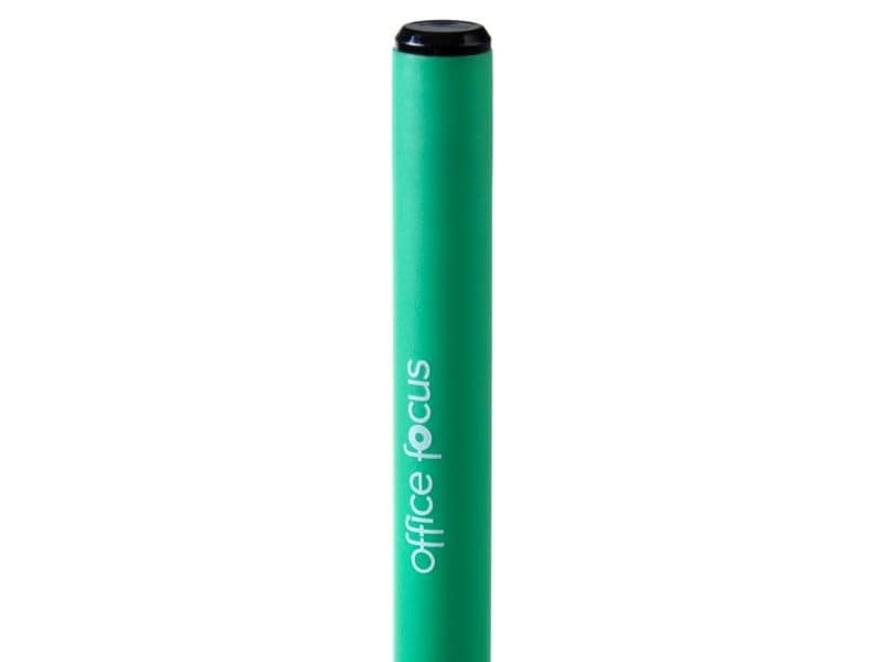 office focus Fineliner Office Focus Grün, 12 Stück Tintenfeinschreiber mit Strichstärke F