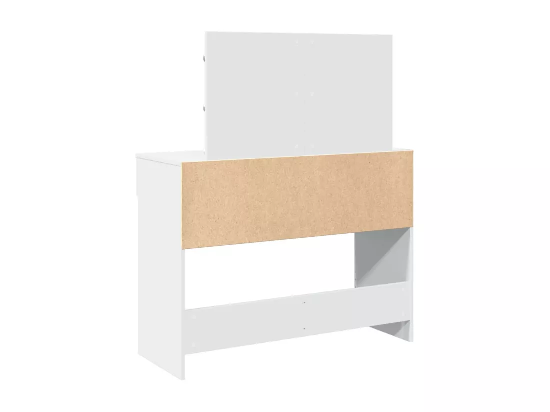 Coiffeuse avec LED blanc 100x40x120 cm