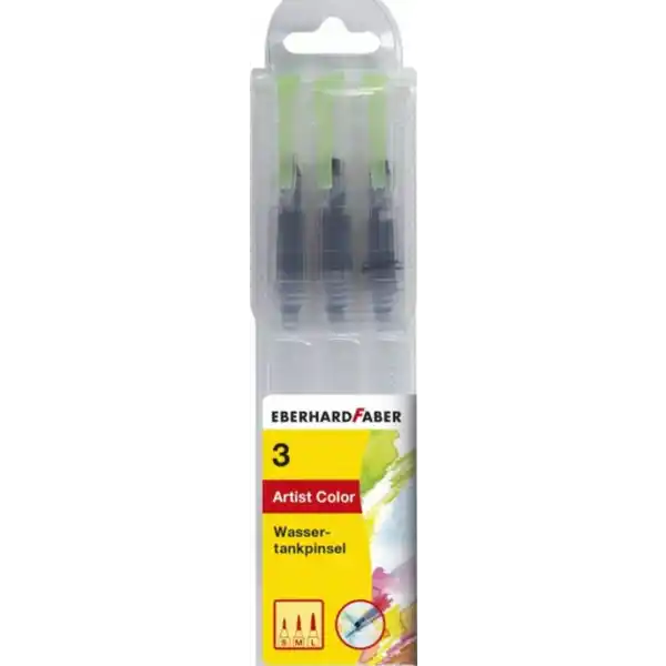 3er Set Wassertankpinsel Artist Color