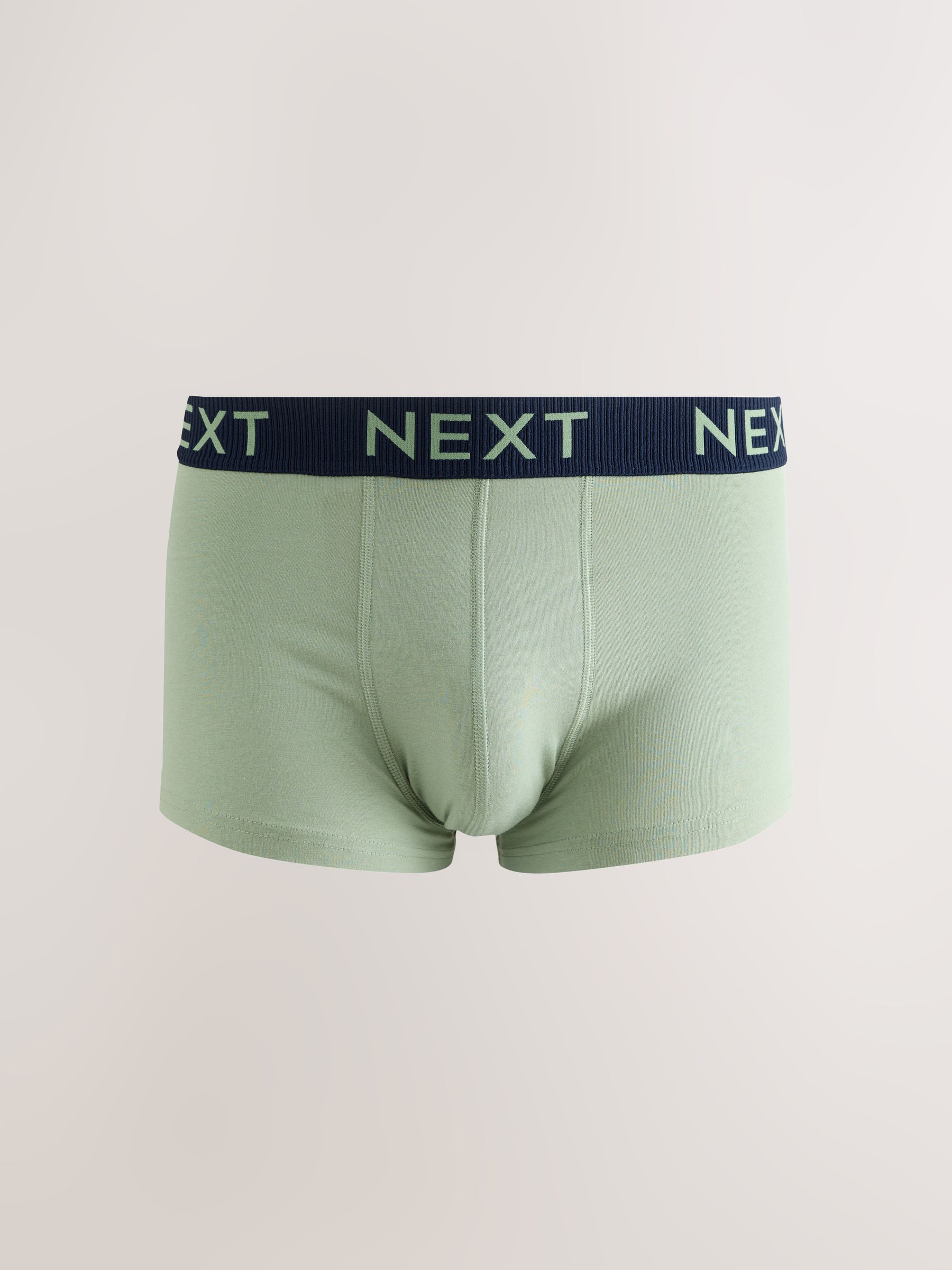 Roze/blauw/groen marineblauwe tailleband met textuur - Hipster boxers van katoenrijke mix
