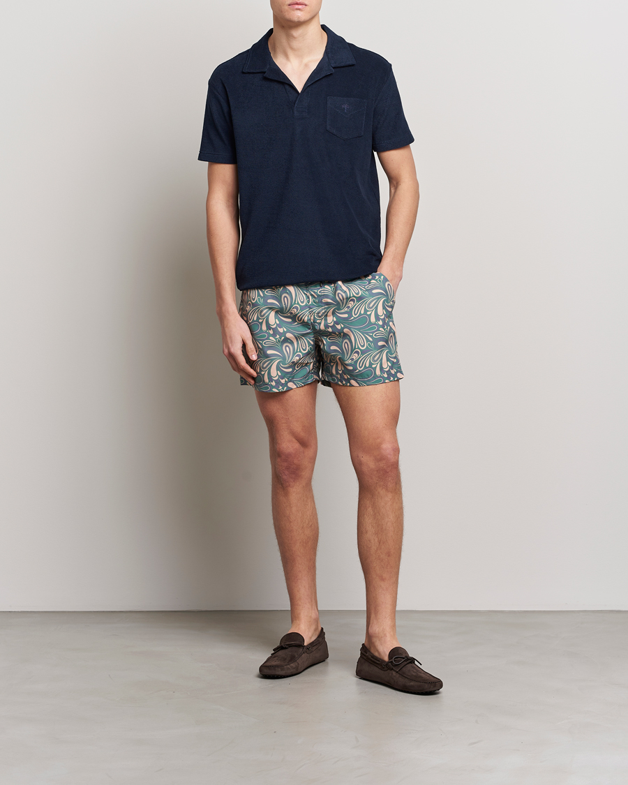 OAS Short Sleeve Terry Polo Navy