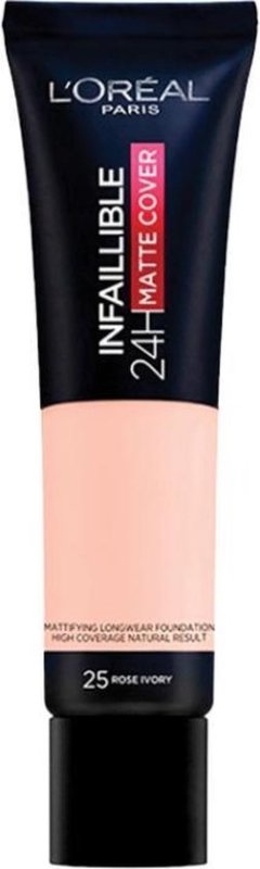L'Oréal Paris Infaillible 24H Matte Cover Foundation 25 Rose Ivory 30 ML