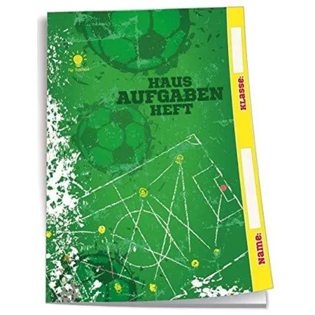 Trötsch Hausaufgabenheft A5 für Schlaue - Fußball
