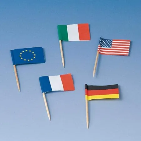 TIB Heyne Flaggenpicker verschiedene Nationen 50 Stück