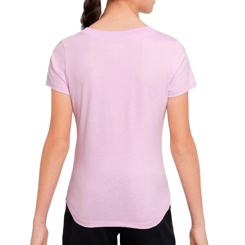 Nike T-shirt Rose Fille Nike Scoop Manga Air
