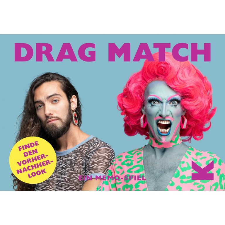 Laurence King Verlag Drag Match, Memo Spiel