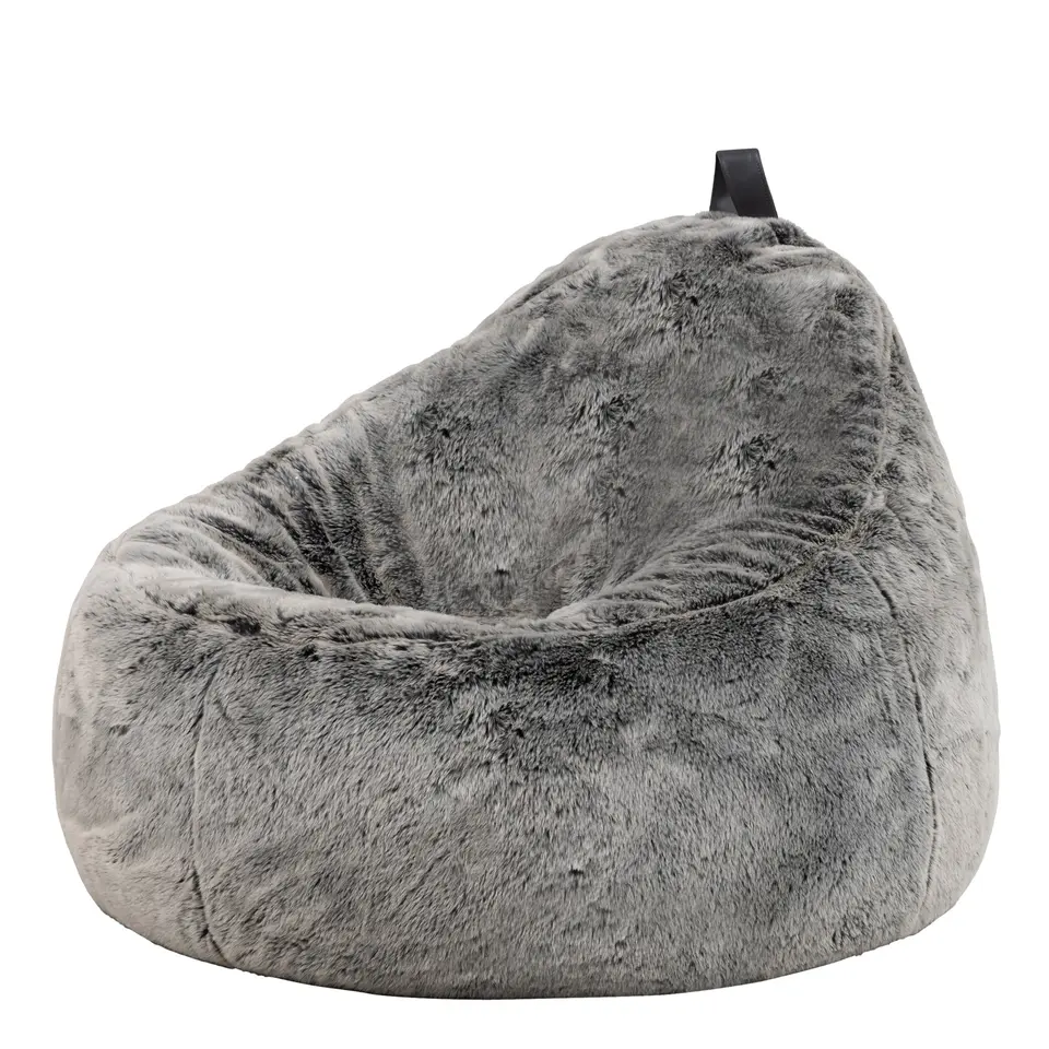 icon Zitzak Cocoon - Zitzak van Imitatiebont - Poolwolf
