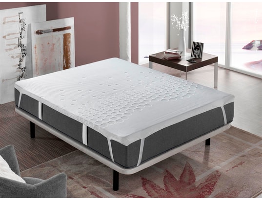 XALUCA - Sur matelas 160x190 freedom – hauteur 5 cm - 5 cm mousse à m...