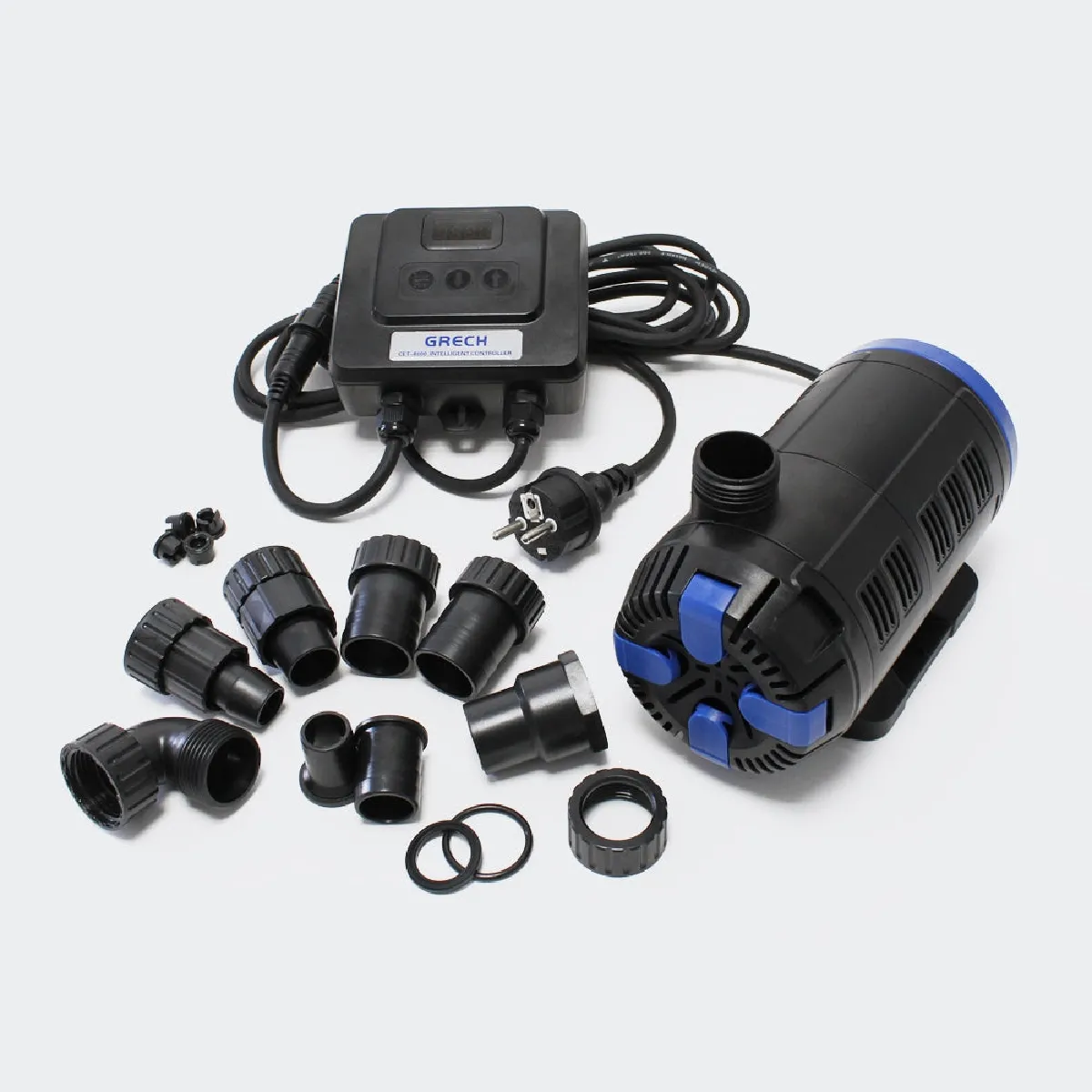 Helloshop26 Pompe Filtration Écumeur - 8000 l/h - 80W