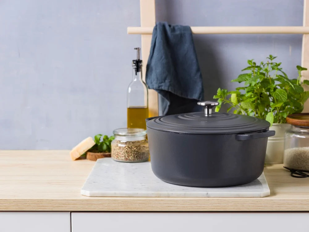 BK Bourgogne Braadpan Gietijzer - Earl Grey