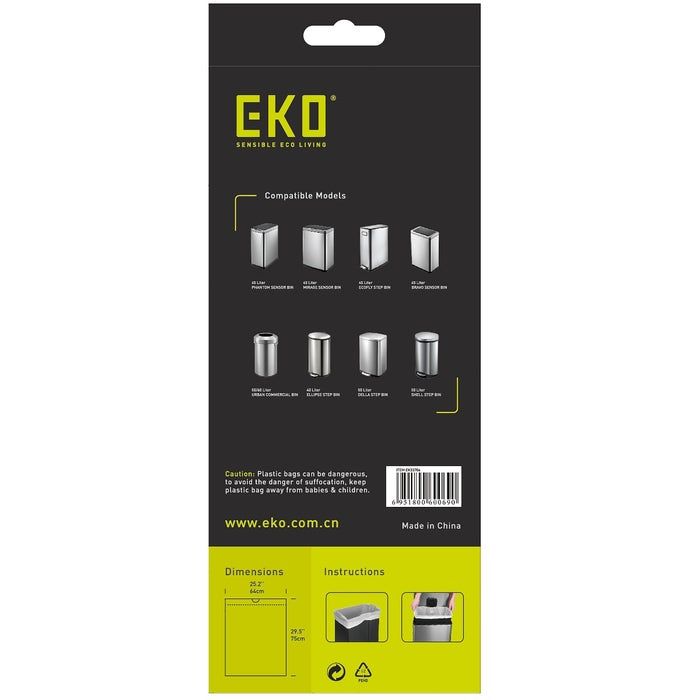 288st EKO afvalzakken type F 40 - 60 liter Doos 24 x 12 zakken (8713631993017)
