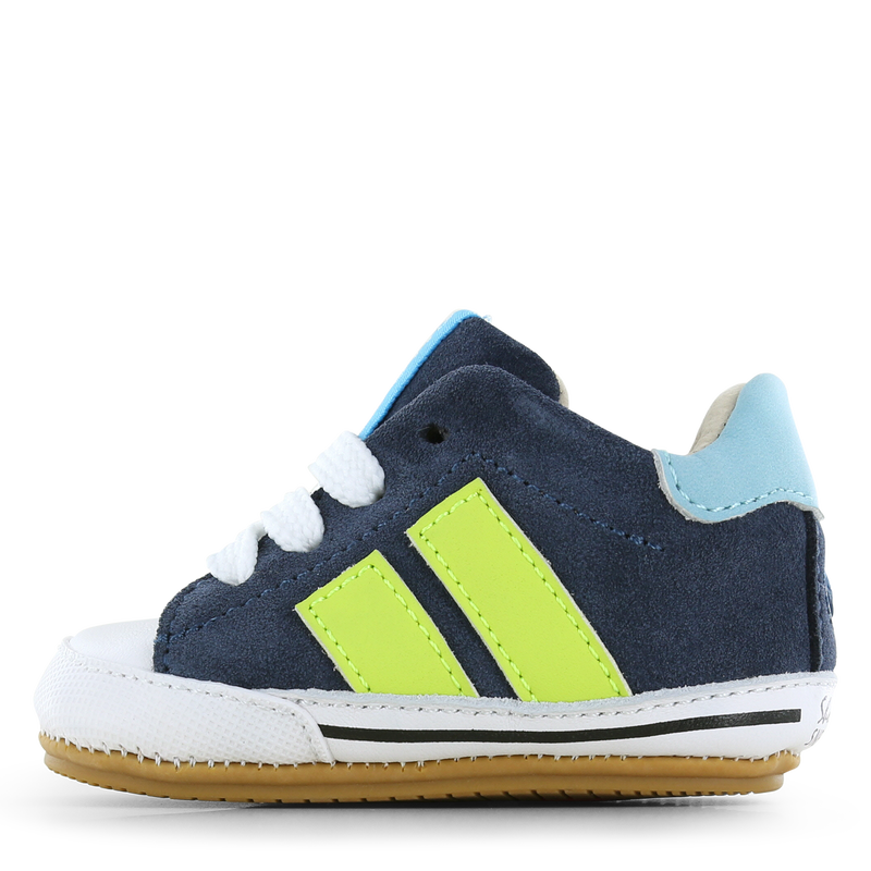 Shoesme blauw BABY-PROOF® schoentje Microfiber leer, Suède | Jongens schoen