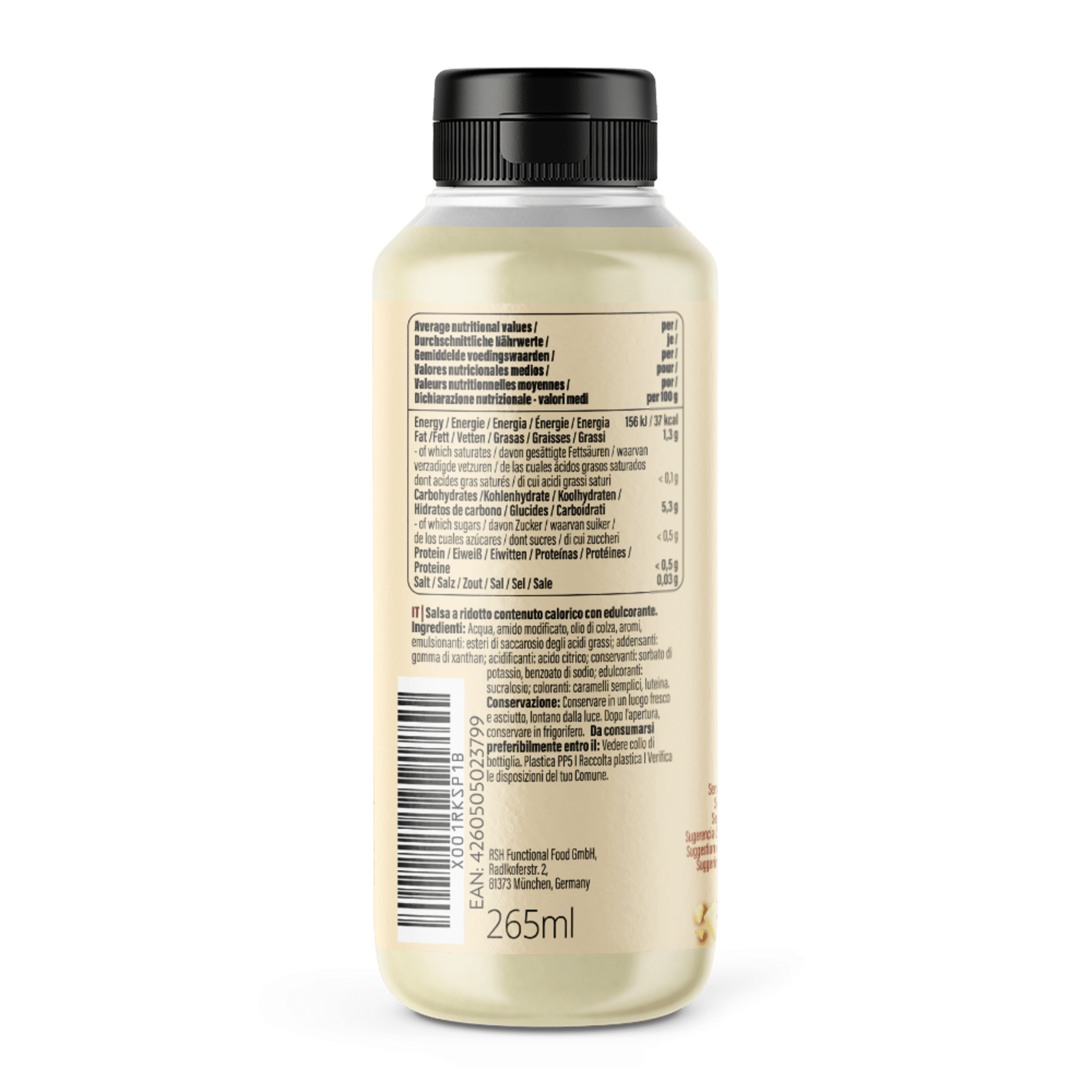 Mamma Mia Zero Saucen - 265ml - Weiße Schokolade
