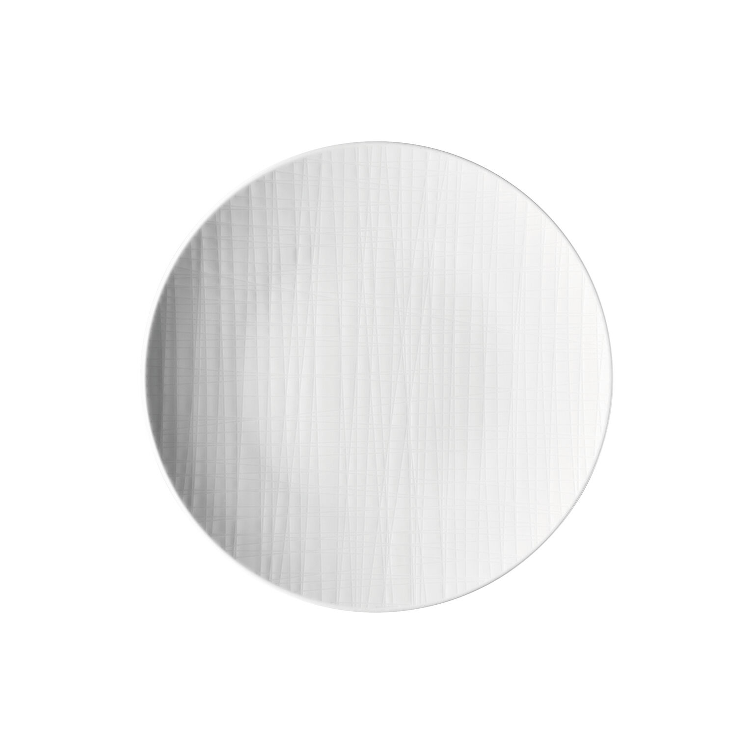 Mesh Weiss Teller 24 cm flach