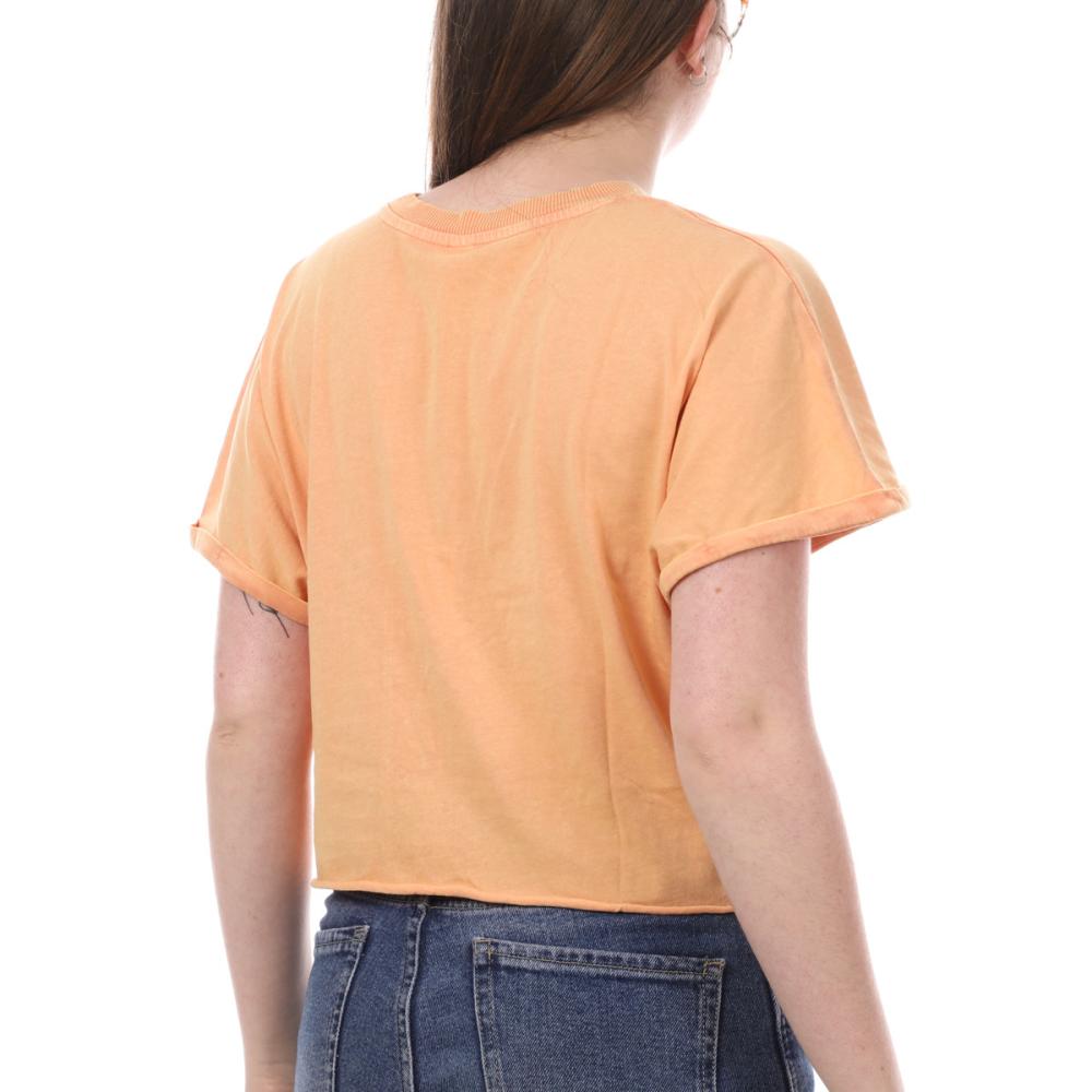 JDY T-Shirt Crop Orange JDY Femme Agnes