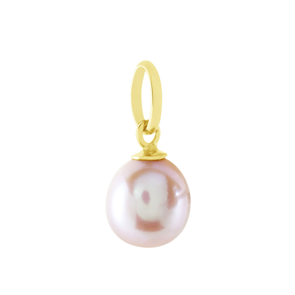 Pendentif Elbertina Or Jaune Perle De Culture