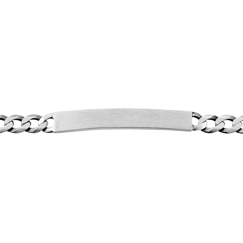 Bracelet Identité Casper Argent Gris