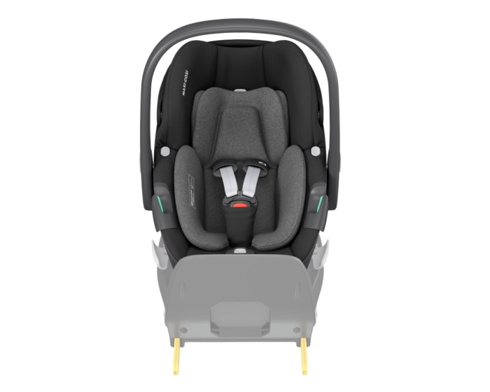 Pebble 360 0 - 15 M  40 - 83 cm  0 - 13 kg    Intuitive FlexiSpin-Drehung mit nur einer Hand |    Komfortable ClimaFlow-Temperaturregulierung |    Easy-in Gurtsystem |    G-CELL-Seitenaufpralltechnologie |