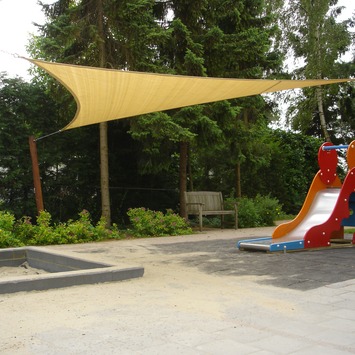 Schaduwdoek Driehoek Zand 360 cm