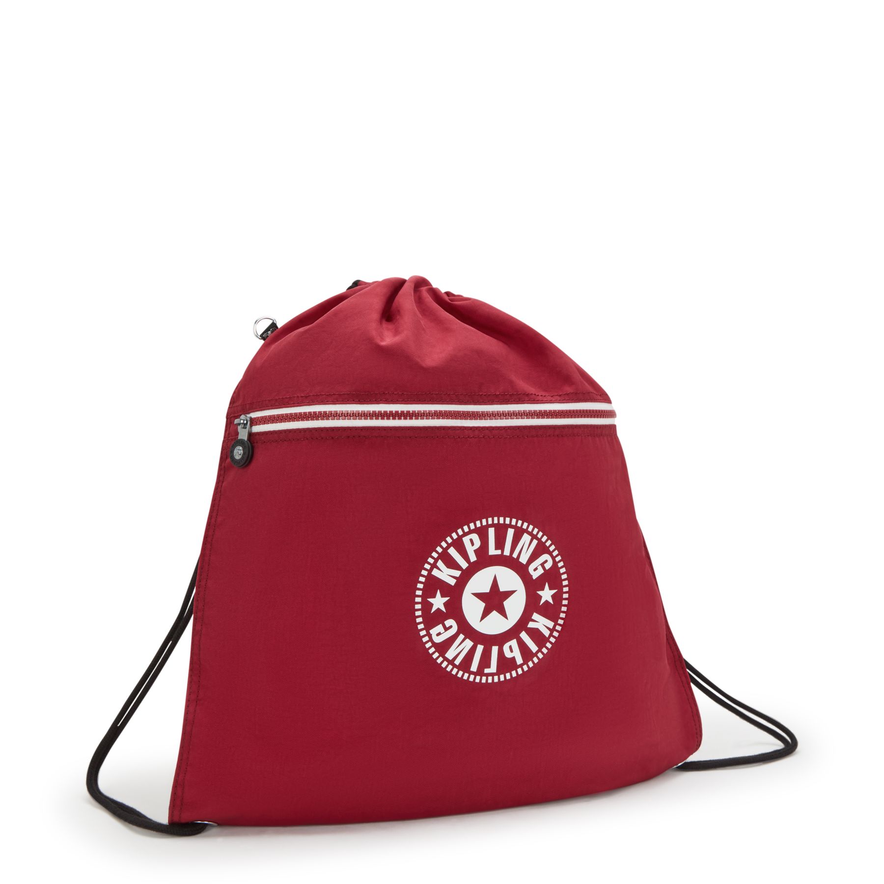 SUPERTABOO Sac Moyen avec Cordon de Serrage et Poche Frontale - Funky Red Combo