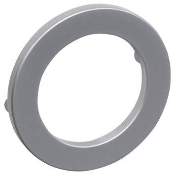 StoreMax handgreep rond metaal zilver 2 stuks