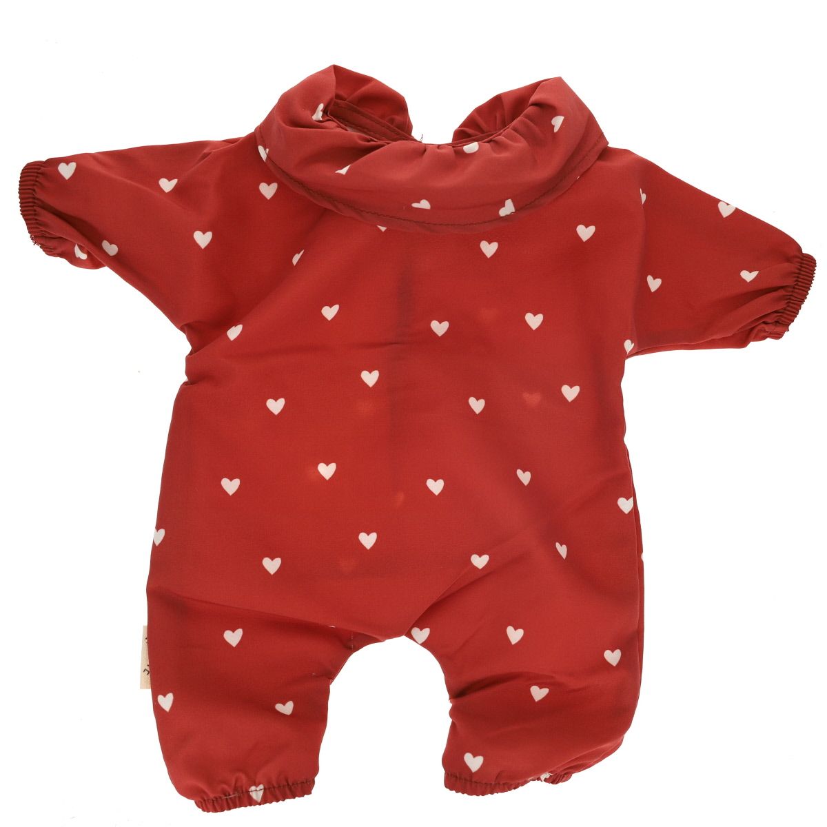 Tenue de poupée Simone cœurs terracotta Frisette